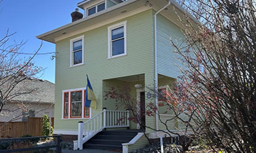 cream coloured heritage house