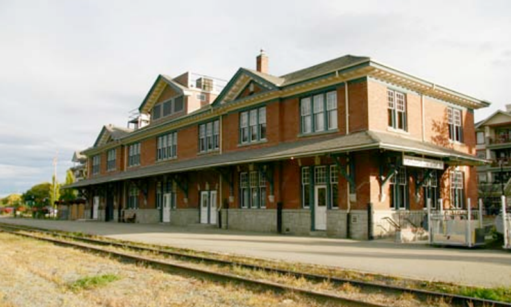 exterior of historic rail station